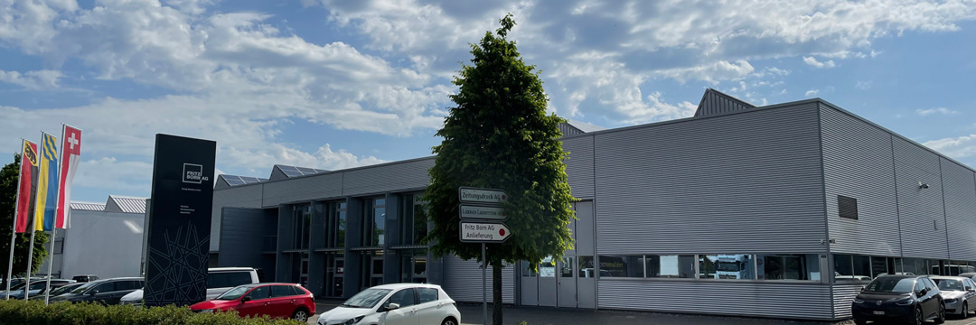Neue Produktionshalle der Fritz Born AG. Dem neuen Fertigungspartner von Blexon in Langenthal / Bern
